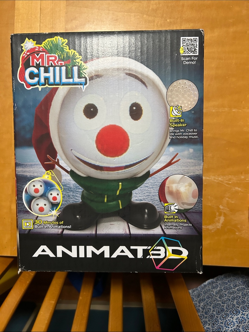 New in box Christmas Snowman Mr. Chill animated snowman